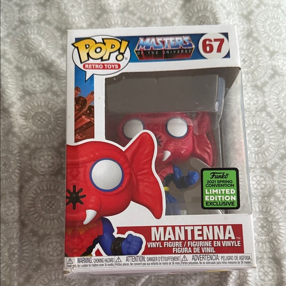 POP MART Other - Funko Retro Toys Mantenna Red and Blue Vinyl Figure